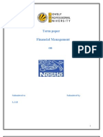 Term Paper Financial Management On: Submitted To Submitted by L.S.B