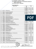 Semes Ter Subject Name Subject Code Exam Date Timing