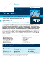 Call For Papers: IET Microwaves, Antennas & Propagation