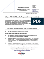 Super PTI' Guidelines For Very Sensitive Cargo Container: Reefer Procedures