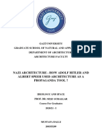 IDEOLOGY AND SPACE - NAZİ ARCHİTECTURE - HOW ADOLF HITLER AND ALBERT SPEER USED ARCHITECTURE AS A PROPAGANDA TOOL - Mustafa Dallı - 208355209