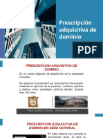 Prescripción Adquisitiva de Dominio