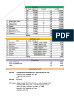 Fix Cost Item Harga Satuan Banyak Jumlah