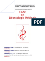 Le Code de Déontologie