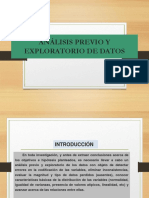 Análisis Previo y Exploratorio de Datos