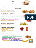 Menú 1400 Calorías - Página Nutal