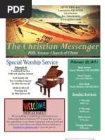 The Christian Messenger: Fifth Avenue Church of Christ