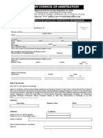 Form For Individual Membership