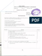 Total Quality Management Final Exam 2017-18