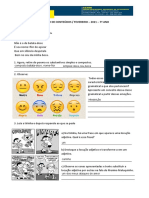 Revisão de Conteúdos 7 Ano - 1a Semana