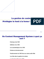 Cours Sur Les CMS