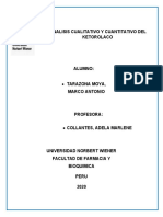 Analisis Cualitativo y Cuantitativo Del Ketorolaco