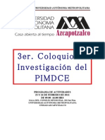 Programa Del 3er Coloquio Del Pimdce VF