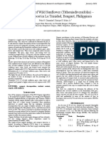 Formulation of Wild Sunflower (Tithoniadiversifolia) - Based Compost in La Trinidad, Benguet, Philippines