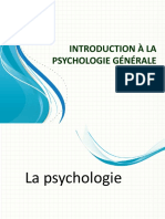 Introduction À La Psychologie Génerale