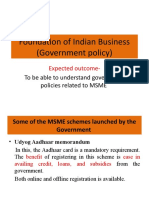 Lecture 3&4 Msme Govt. Policy