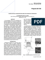 Coarse Particle Concentration Using The Hydrofloat Separator