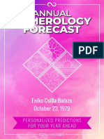 Annual Numerology Forecast - Eniko Csilla Balazs