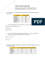 Week 3 Forecasting Homework