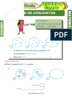 Unión de Conjuntos para Segundo Grado de Primaria