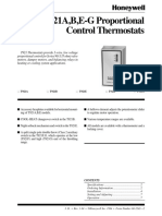 T921A, B, E-G Proportional Control Thermostats