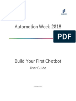 Automation Week - Chatbot Lab - User Guide