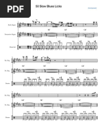 50 Slow Blues Licks