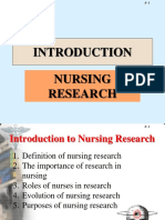 Introduction To Nursing Research