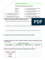 Actividades de Refuerzo Geografía Económica