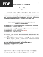 Normas Técnicas Da ABNT Aplicadas À Escrita Científica e Rápidas Considerações (Rosane Toledo)