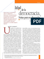 Calidad Democratica