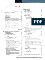 Answers To Eocqs: Cambridge International As Level Chemistry