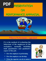 Presentation ON Performance Appraisal