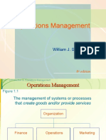 Operations Management: William J. Stevenson