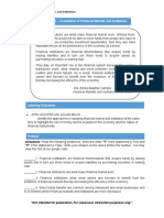 Unit 1 Foundaton of Financial Market and Institution