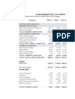 Accounts Case Study On Ratio Analysis