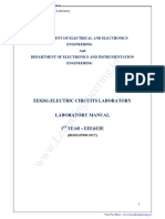 EE8261-Electric Circuits Lab Manual - by LearnEngineering - in