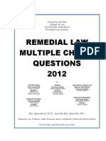 Remedial Law MCQ