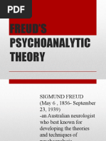 Freud'S Psychoanalytic Theory