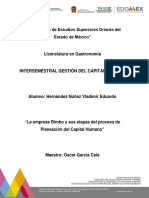 4 La Empresa Bimbo y Sus Etapas Del Proceso de Planeación Del Capital Humano