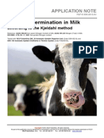 Casein Determination in Milk Kjeldahl Method 206311