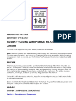 Combat Training With Pistols, M9 and M11: JUNE 2003