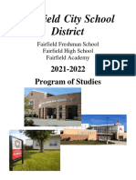 Fairfield City School District: 2021-2022 Program of Studies