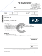 O LEVEL BIOLOGY OCT/NOV 2020 PAPER 32 (5090 - w20 - QP - 32)