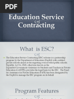 Education Service Contracting