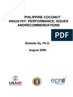 The Philippine Coconut Industry Performance, Issues and Recommendations