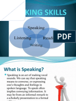 Speaking Skills