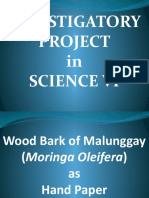 Investigatory Project in Science Vi