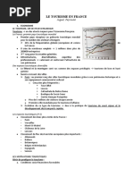 Le Tourisme en France Resume