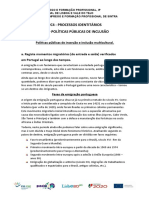 Cp4 - Processos Identitários Dr3 - Políticas Públicas de Inclusão